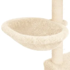 MAISON EXCLUSIVE - Arbre à chat avec griffoirs en sisal crème 83 cm