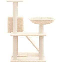 MAISON EXCLUSIVE - Arbre à chat avec griffoirs en sisal crème 82 cm