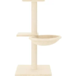 MAISON EXCLUSIVE - Arbre à chat avec griffoirs en sisal crème 72 cm