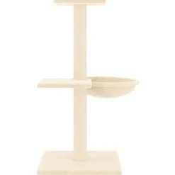 MAISON EXCLUSIVE - Arbre à chat avec griffoirs en sisal crème 72 cm