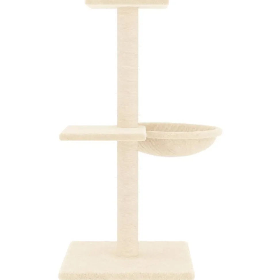 MAISON EXCLUSIVE - Arbre à chat avec griffoirs en sisal crème 72 cm