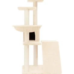 MAISON EXCLUSIVE - Arbre à chat avec griffoirs en sisal crème 94 cm