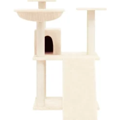 MAISON EXCLUSIVE - Arbre à chat avec griffoirs en sisal crème 83 cm