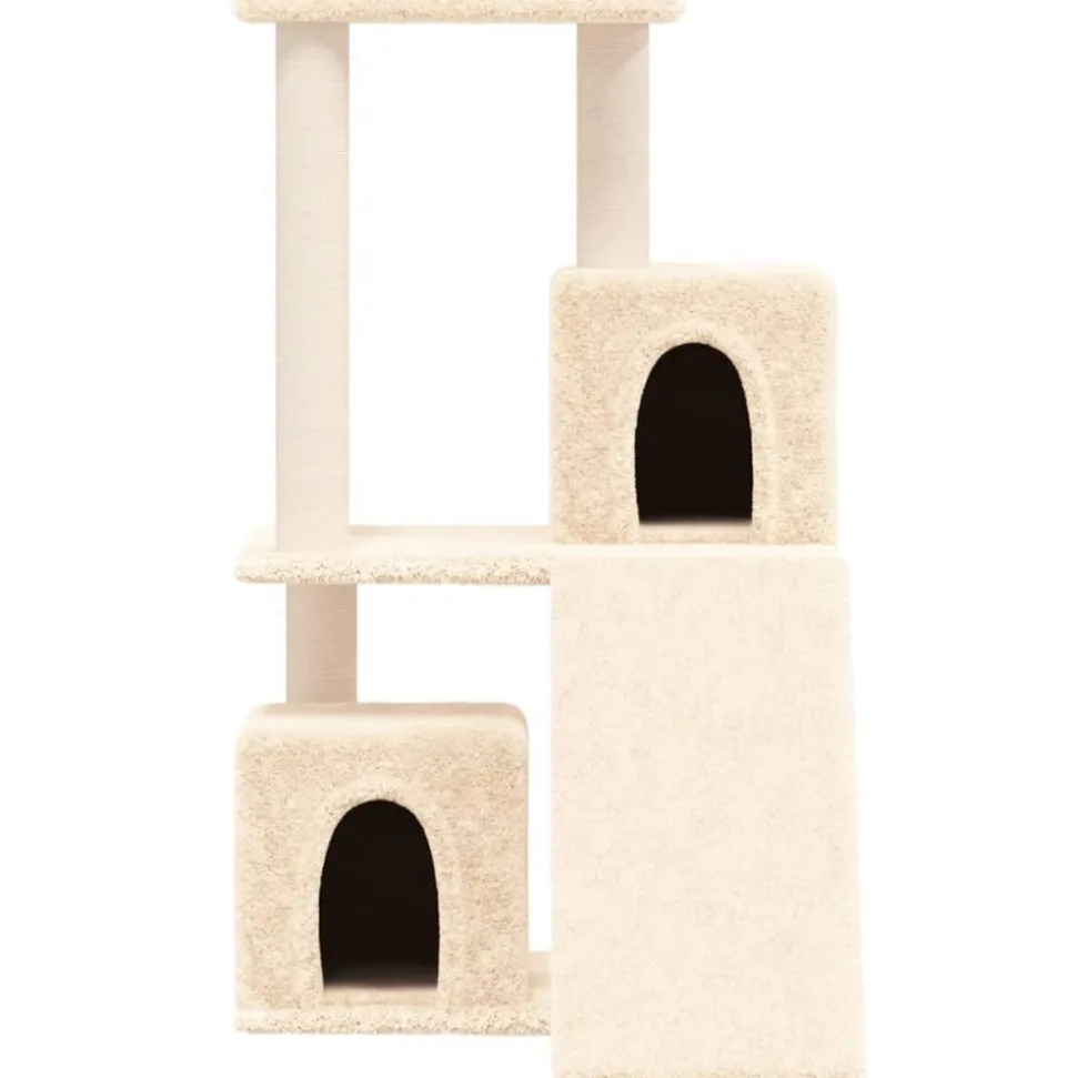 MAISON EXCLUSIVE - Arbre à chat avec griffoirs en sisal crème 82 cm