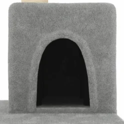 MAISON EXCLUSIVE - Arbre à chat avec griffoirs en sisal gris clair 123 cm