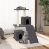 MAISON EXCLUSIVE - Arbre à chat avec griffoirs en sisal gris foncé 82 cm