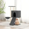 MAISON EXCLUSIVE - Arbre à chat avec griffoirs en sisal gris foncé 96 cm
