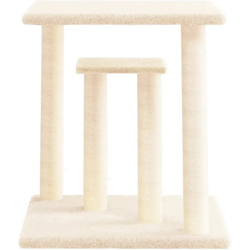 MAISON EXCLUSIVE - Arbres à chat avec plates-formes crème 50 cm