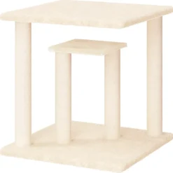 MAISON EXCLUSIVE - Arbres à chat avec plates-formes crème 50 cm
