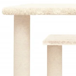 MAISON EXCLUSIVE - Arbres à chat avec plates-formes crème 50 cm