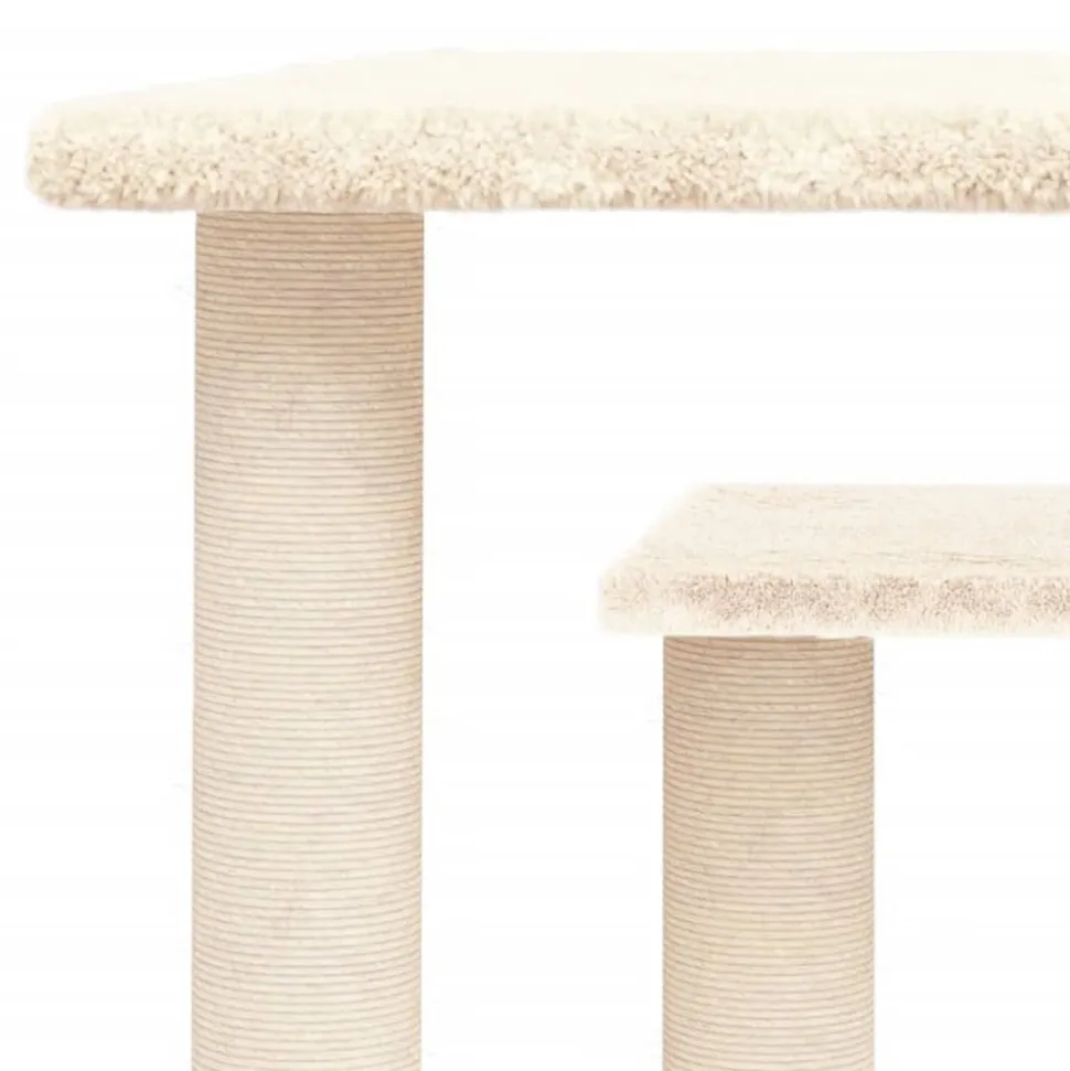 MAISON EXCLUSIVE - Arbres à chat avec plates-formes crème 50 cm