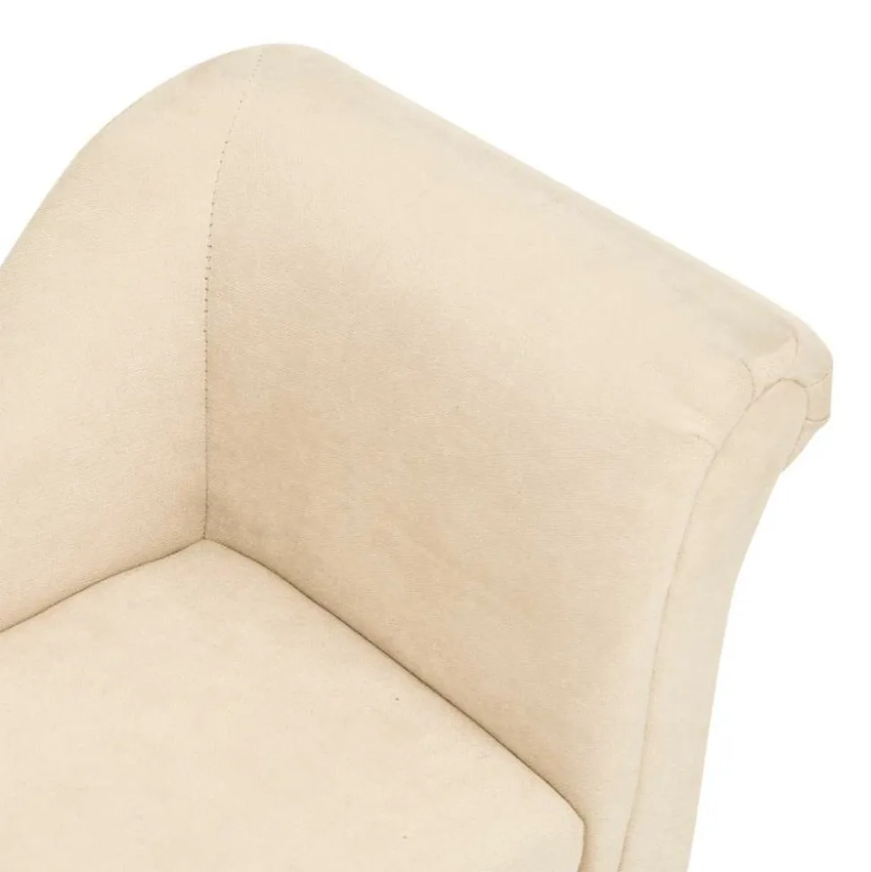 MAISON EXCLUSIVE - Canapé pour chien avec oreiller crème 83x44x44 cm peluche
