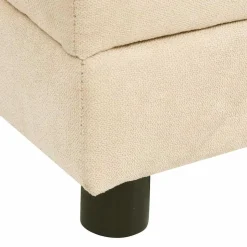 MAISON EXCLUSIVE - Canapé pour chien avec oreiller crème 83x44x44 cm peluche
