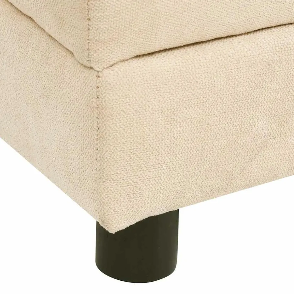 MAISON EXCLUSIVE - Canapé pour chien avec oreiller crème 83x44x44 cm peluche
