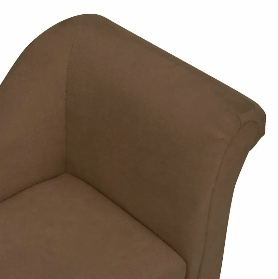 MAISON EXCLUSIVE - Canapé pour chien avec oreiller marron 83x44x44 cm peluche