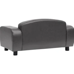 MAISON EXCLUSIVE - Canapé pour chien gris 80x50x40 cm similicuir