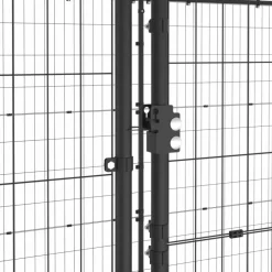 MAISON EXCLUSIVE - Chenil extérieur acier avec toit 12,1 m²