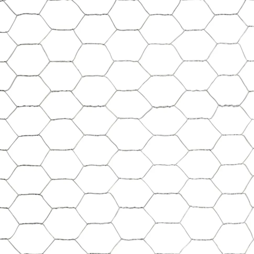 MAISON EXCLUSIVE - Grillage pour volière acier galvanisé 25x1,2 m argenté