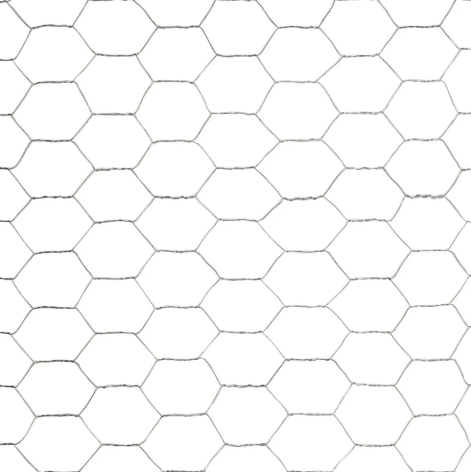 MAISON EXCLUSIVE - Grillage pour volière acier galvanisé 25x1,5 m argenté