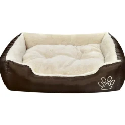 MAISON EXCLUSIVE - Lit chaud pour chiens avec coussin rembourrée l