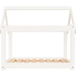 MAISON EXCLUSIVE - Lit pour chien blanc 81x60x70 cm bois de pin solide