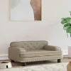 MAISON EXCLUSIVE - Lit pour chien cappuccino 70x45x30 cm similicuir