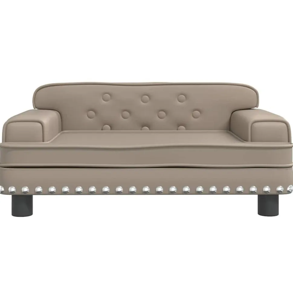 MAISON EXCLUSIVE - Lit pour chien cappuccino 70x45x30 cm similicuir