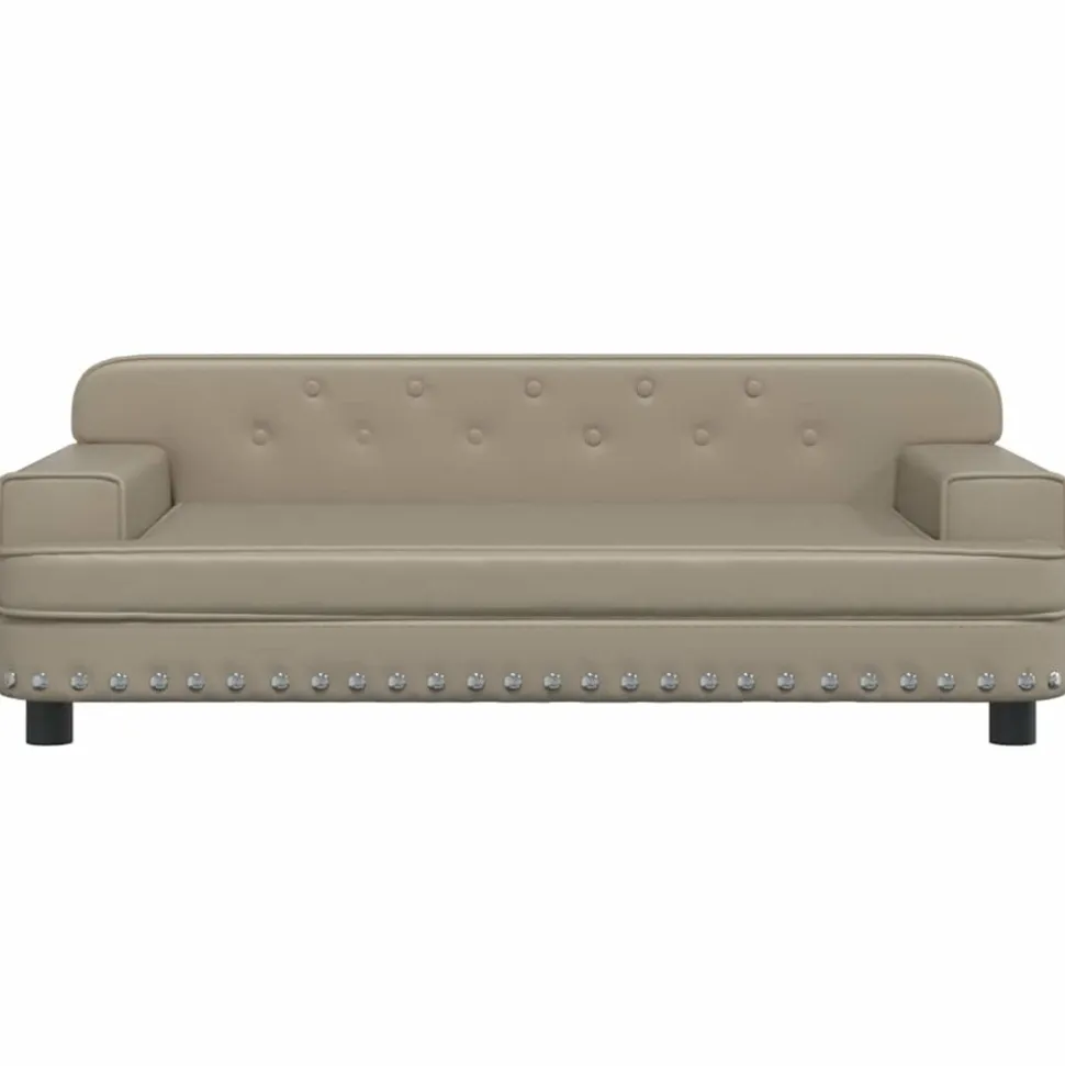 MAISON EXCLUSIVE - Lit pour chien cappuccino 90x53x30 cm similicuir