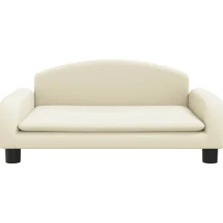 MAISON EXCLUSIVE - Lit pour chien crème 70x45x30 cm similicuir