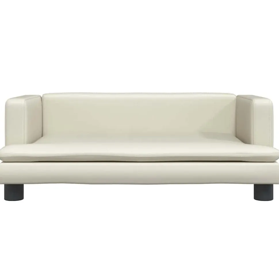 MAISON EXCLUSIVE - Lit pour chien crème 80x45x30 cm similicuir