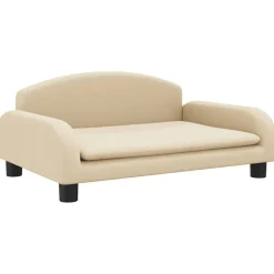 MAISON EXCLUSIVE - Lit pour chien crème 70x45x30 cm tissu