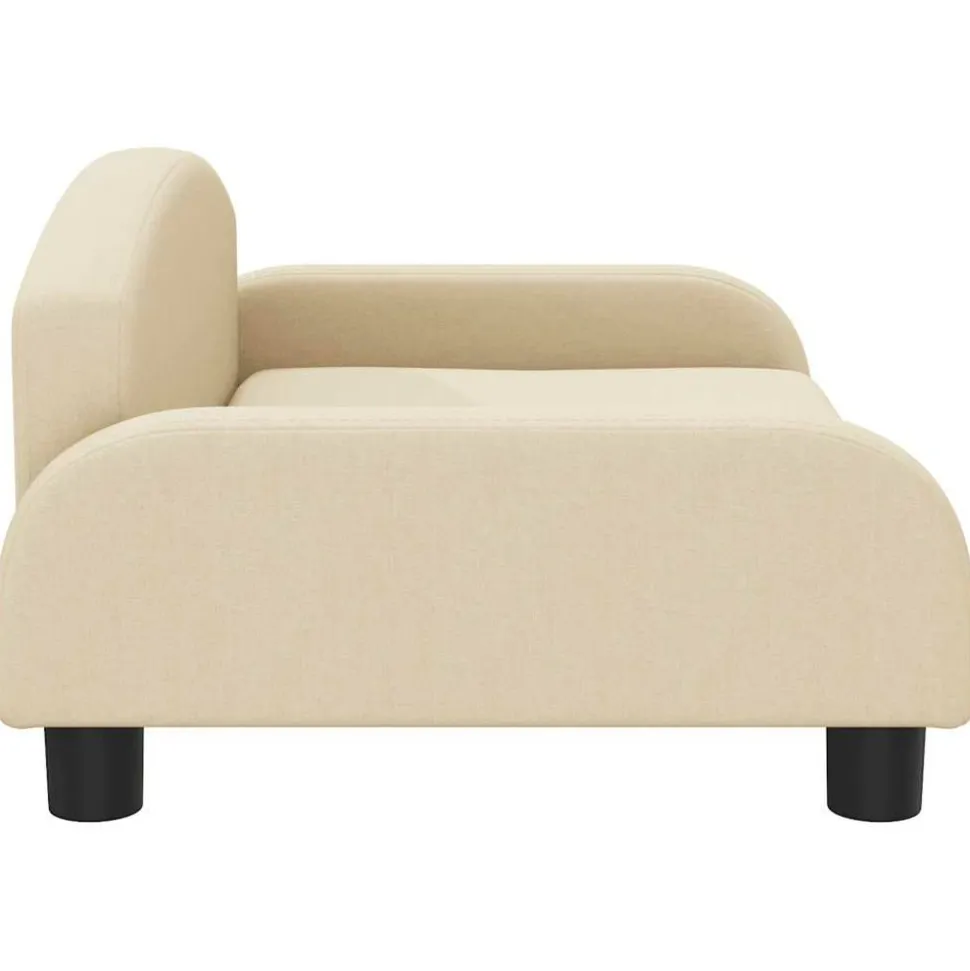 MAISON EXCLUSIVE - Lit pour chien crème 70x45x30 cm tissu