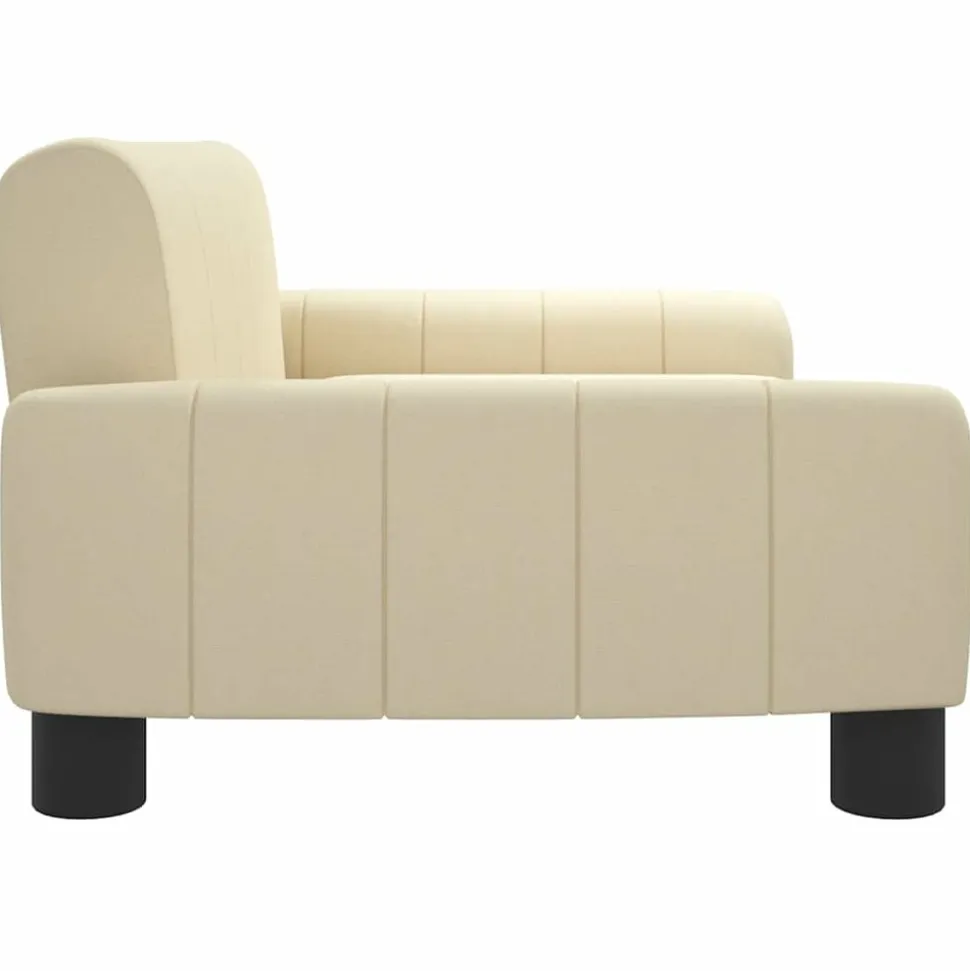 MAISON EXCLUSIVE - Lit pour chien crème 70x45x30 cm tissu