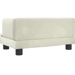 MAISON EXCLUSIVE - Lit pour chien crème 60x40x30 cm velours