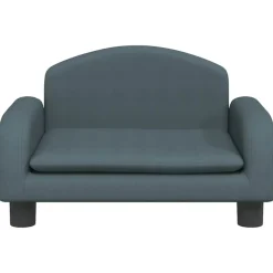 MAISON EXCLUSIVE - Lit pour chien gris foncé 50x40x30 cm tissu