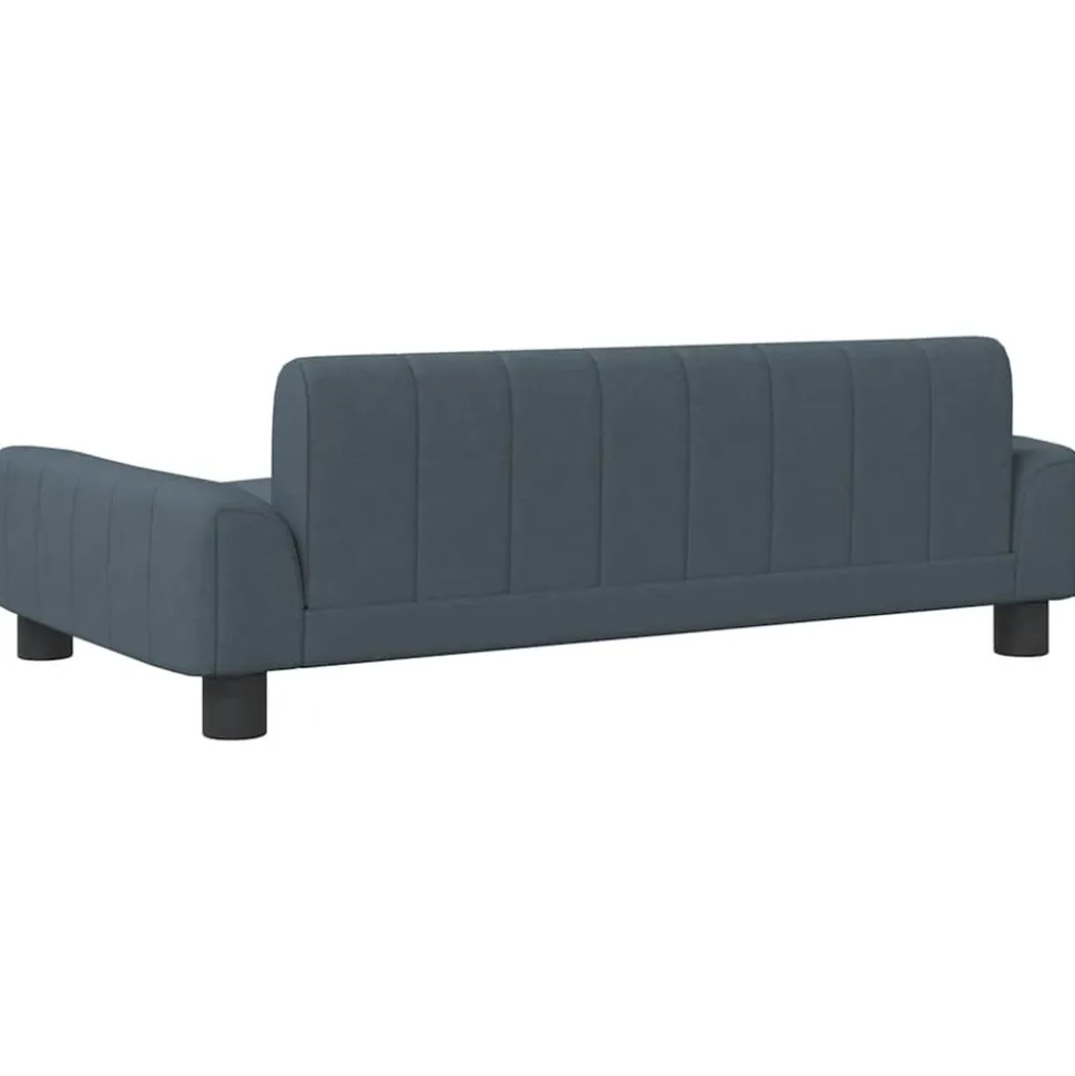 MAISON EXCLUSIVE - Lit pour chien gris foncé 90x53x30 cm tissu