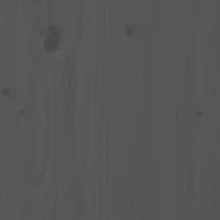 MAISON EXCLUSIVE - Lit pour chien gris 95,5x73,5x90 cm bois de pin solide