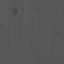 MAISON EXCLUSIVE - Lit pour chien gris 81x60x70 cm bois de pin solide