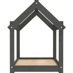 MAISON EXCLUSIVE - Lit pour chien gris 71x55x70 cm bois de pin solide