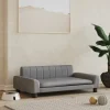 MAISON EXCLUSIVE - Lit pour chien gris 90x53x30 cm similicuir