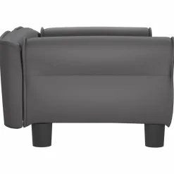 MAISON EXCLUSIVE - Lit pour chien gris 70x45x30 cm similicuir