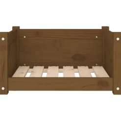 MAISON EXCLUSIVE - Lit pour chien marron miel 55,5x45,5x28 cm bois massif de pin