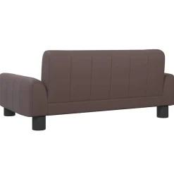 MAISON EXCLUSIVE - Lit pour chien marron 70x45x30 cm similicuir