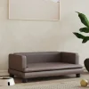 MAISON EXCLUSIVE - Lit pour chien marron 80x45x30 cm similicuir