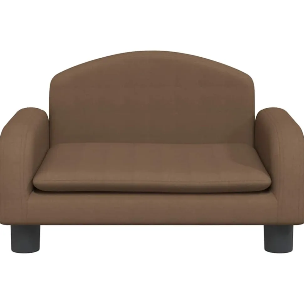 MAISON EXCLUSIVE - Lit pour chien marron 50x40x30 cm tissu