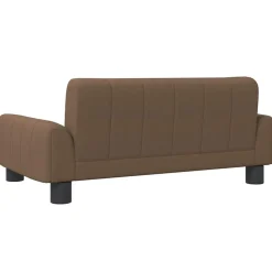 MAISON EXCLUSIVE - Lit pour chien marron 70x45x30 cm tissu