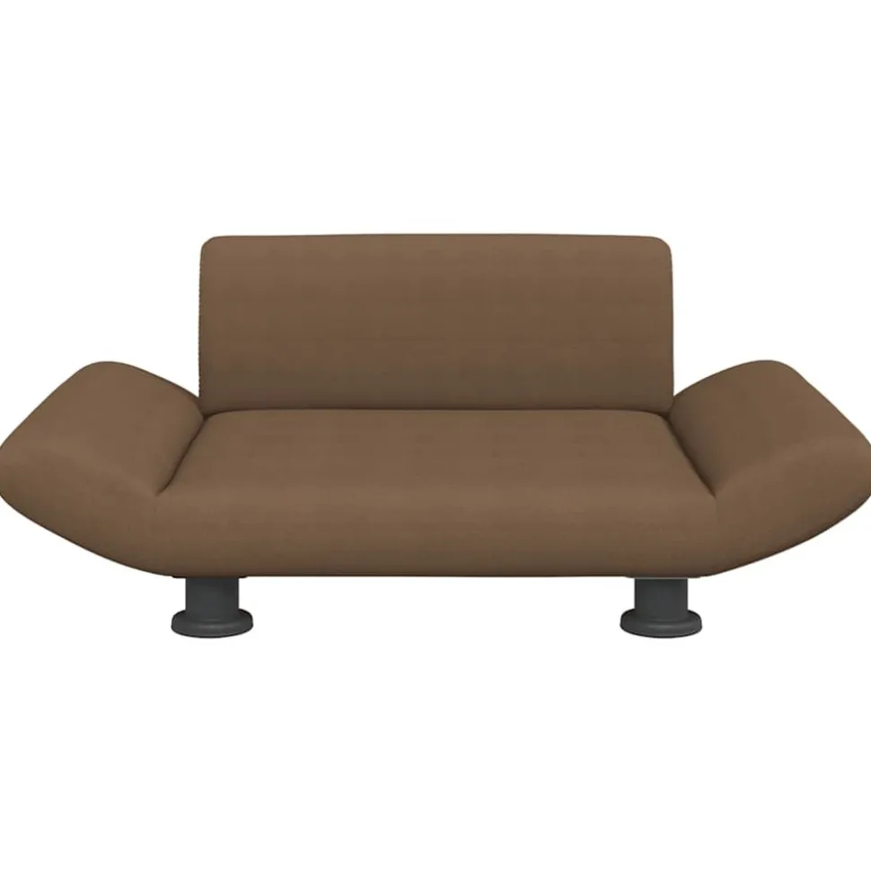 MAISON EXCLUSIVE - Lit pour chien marron 70x45x28 cm tissu