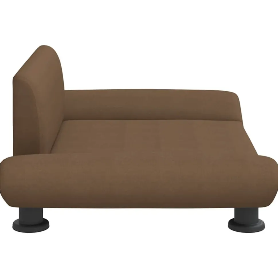 MAISON EXCLUSIVE - Lit pour chien marron 70x45x28 cm tissu