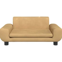 MAISON EXCLUSIVE - Lit pour chien marron 70x45x33 cm velours