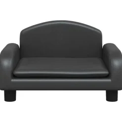 MAISON EXCLUSIVE - Lit pour chien noir 50x40x30 cm similicuir